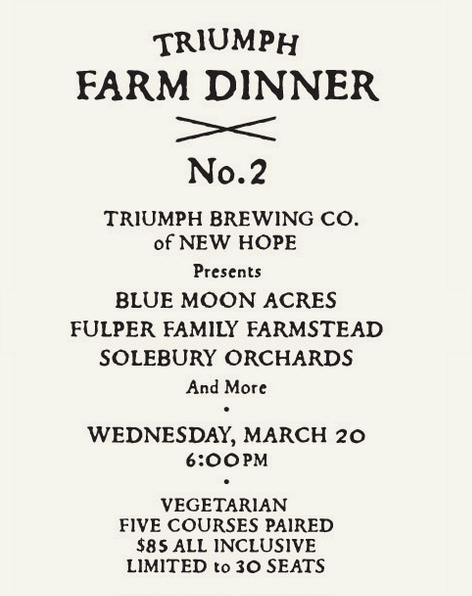 Triumph Farm Dinner - January 2019