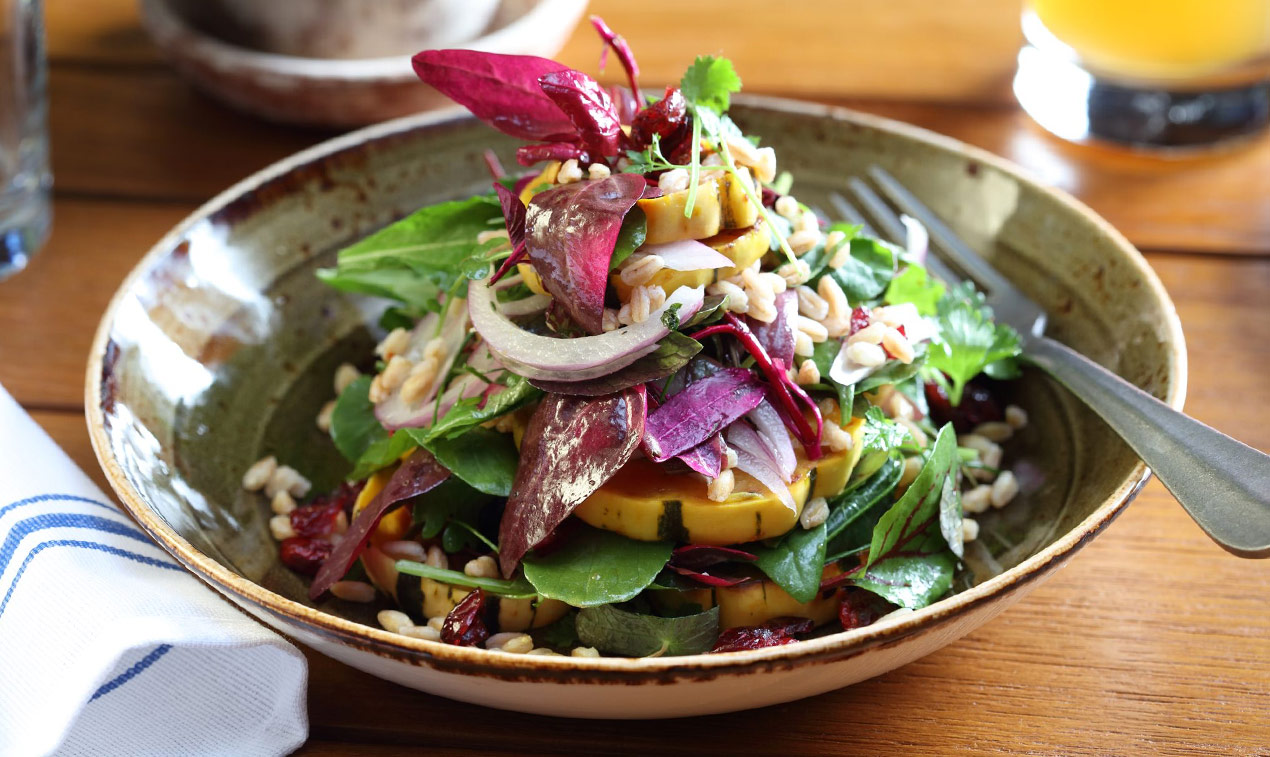plate with salad