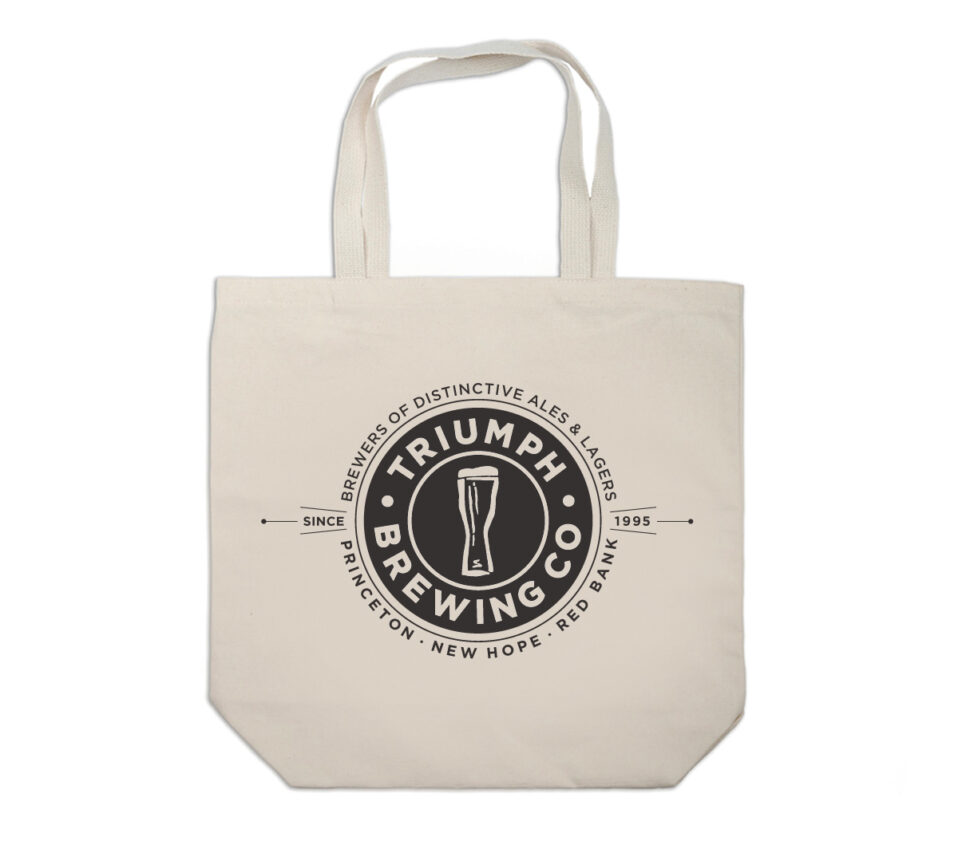 Triumph logo tote bag