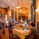 tables in restaurant