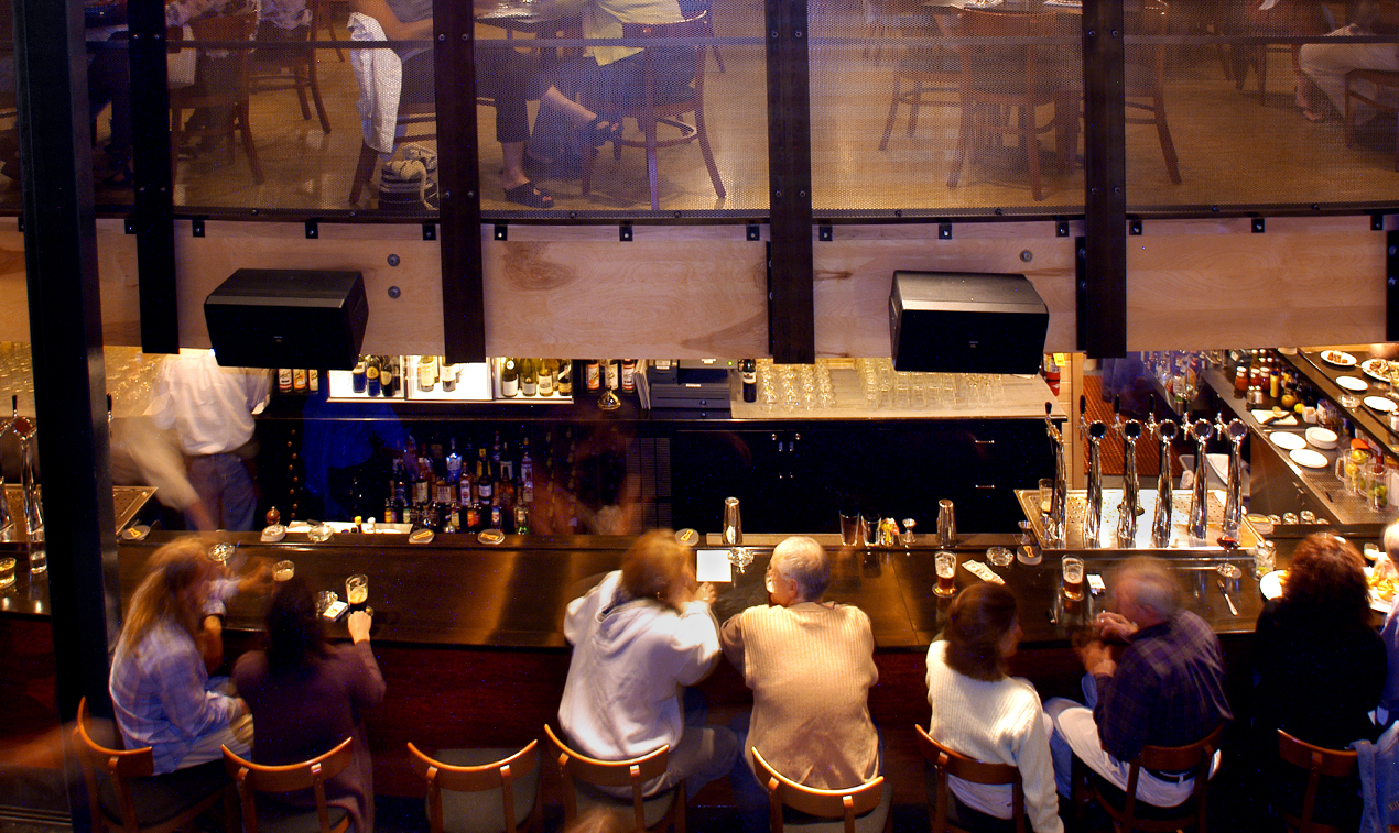 bar with customers