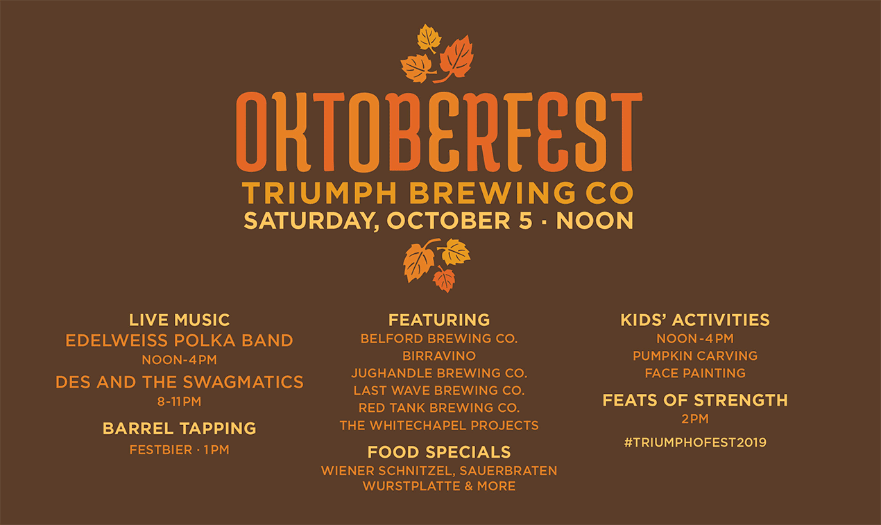 Okotberfest Triumph Brewing Company