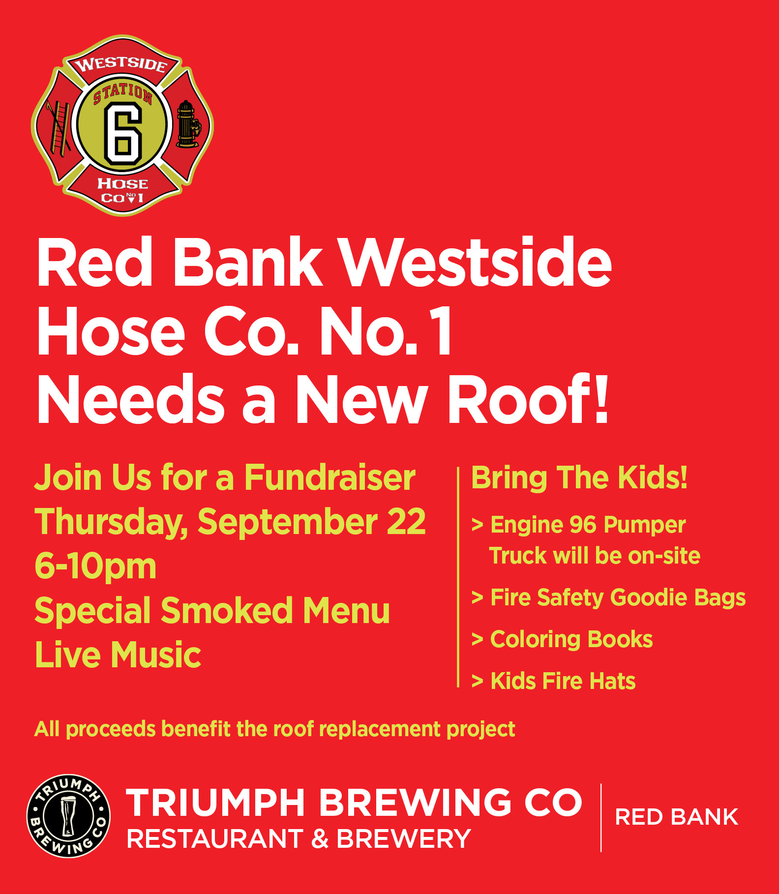 Red Bank Westside Hose Co. No. 1 Needs a New Roof!